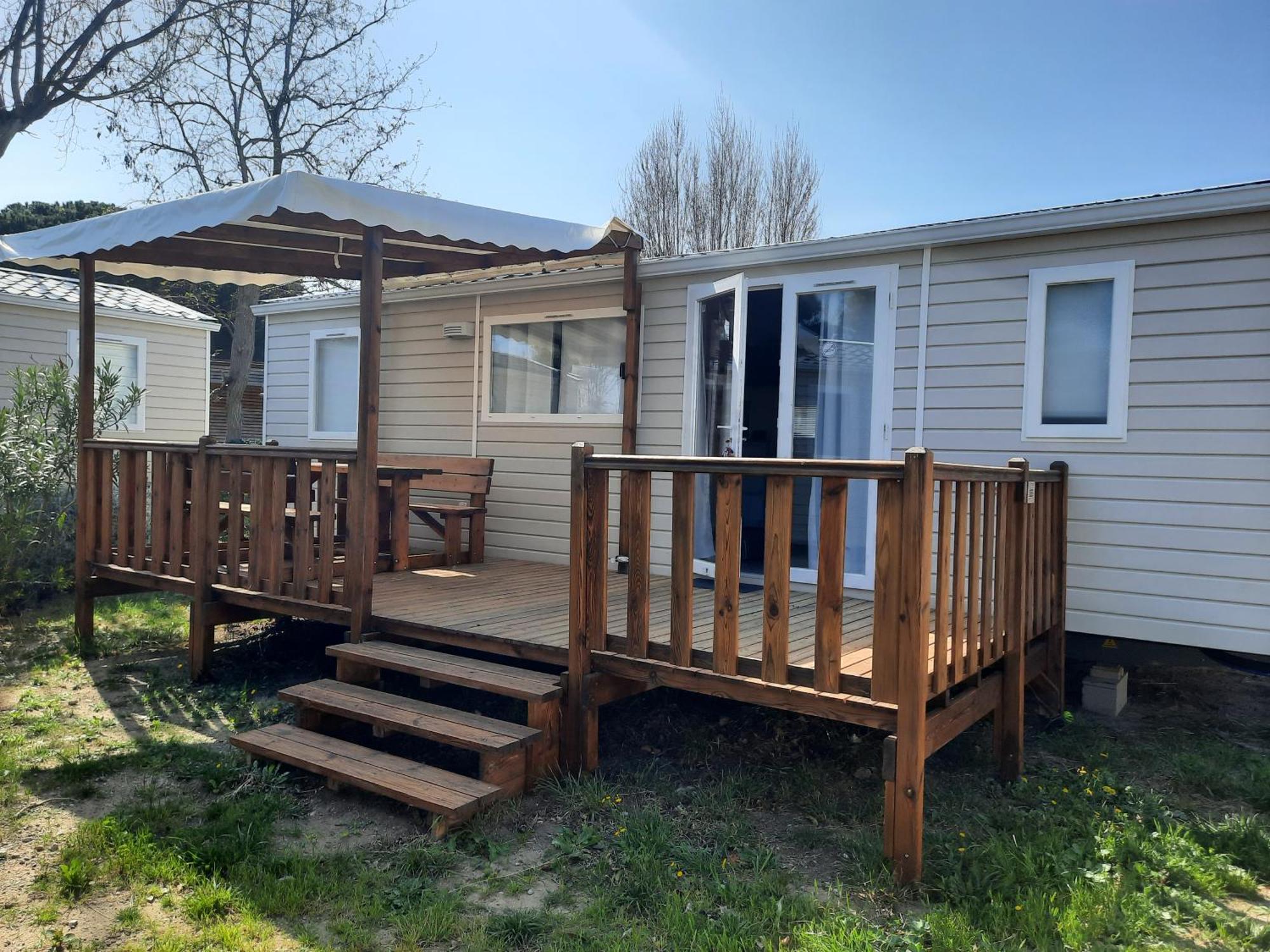 Mobilhome Clim La Falaise 4 Etoiles Narbonne Exterior photo